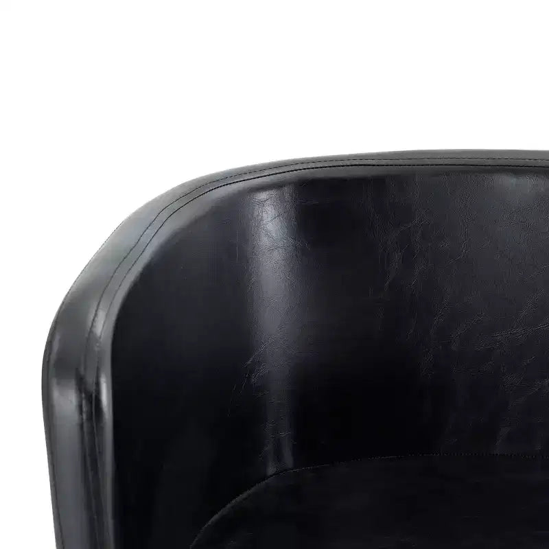 GDFStudio Vicente Set da Pranzo Moderno da 9 Pezzi in Metallo e Similpelle Imbottito con Tavolo in Legno
