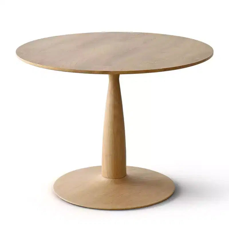 Set Tavolo da Pranzo Rotondo Moderno da 5 Pezzi, Set da Pranzo da Cucina con Base da 39,5 Pollici con 4 Sedie Imbottite in Bouclé per Cucina e Sala da Pranzo-Panipeachy