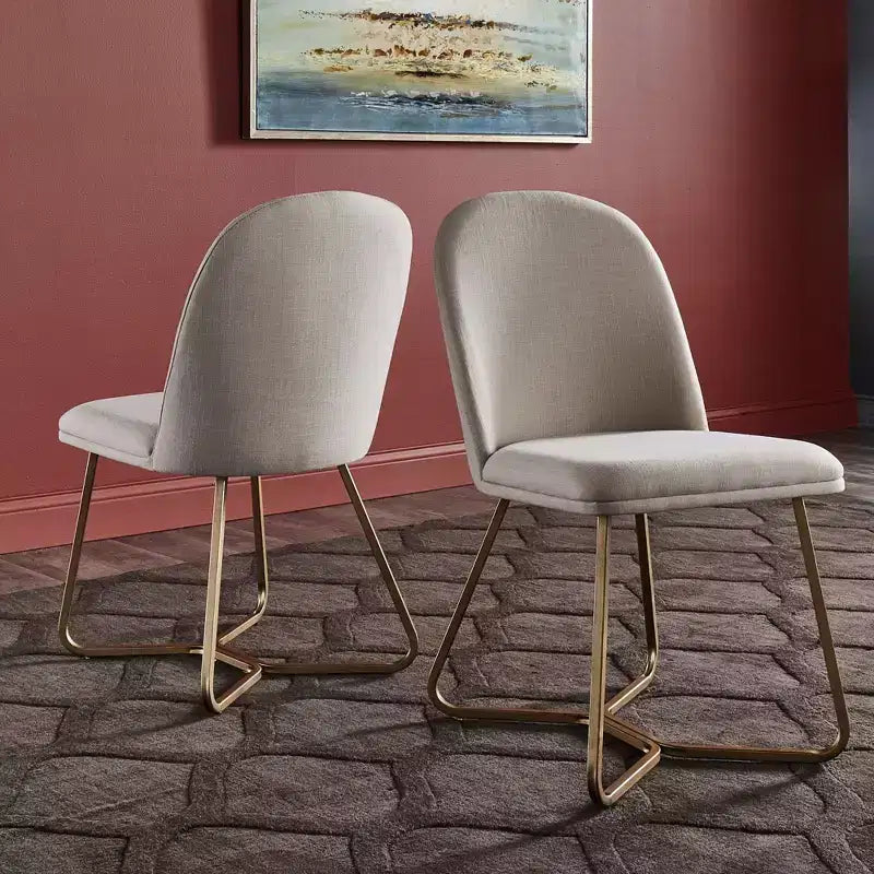 Karianne Black and Distressed Gold Finish Dining Set - iNSPIRE Q