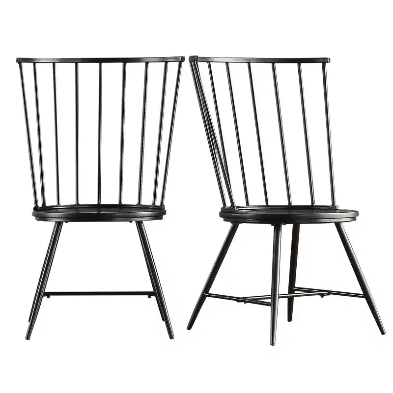 Tavolo da pranzo rotondo Jolana 45 in rovere con ripiano nero e set - iNSPIRE Q