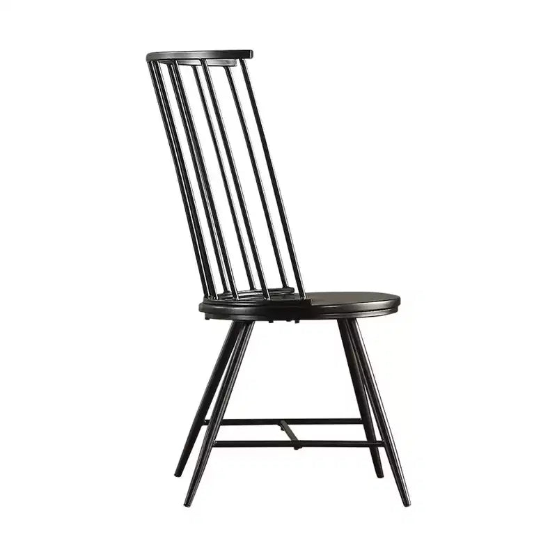 Tavolo da pranzo rotondo Jolana 45 in rovere con ripiano nero e set - iNSPIRE Q
