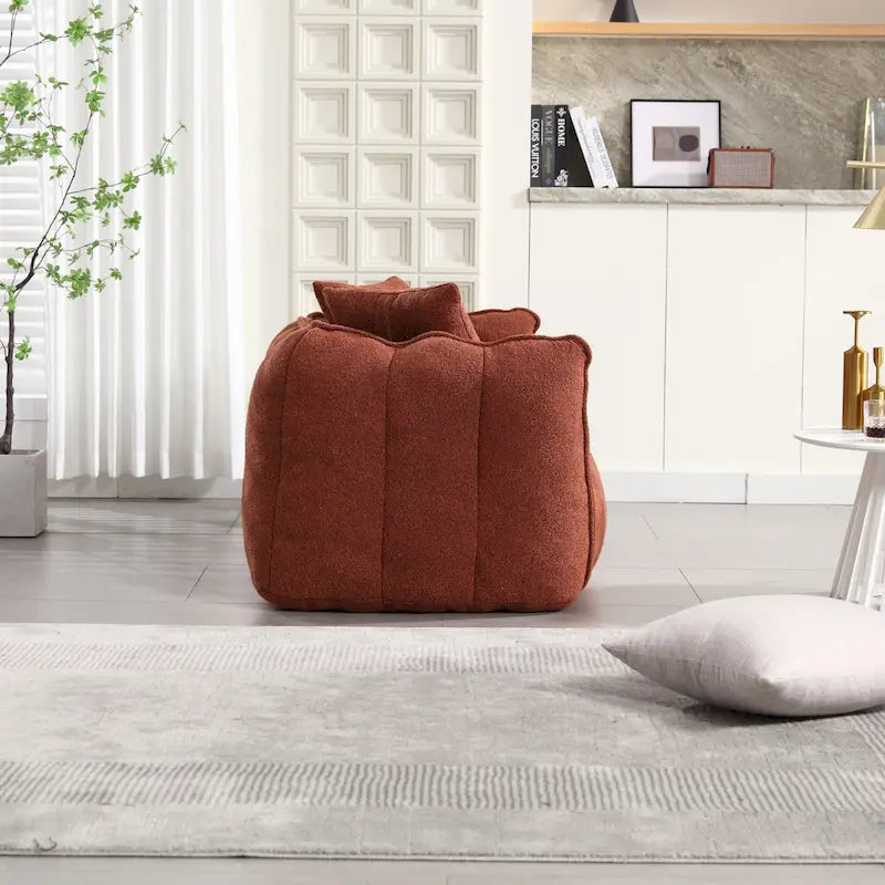 Poltrona-Divanetto Accento Moderna 65.1 in ciniglia trapuntata con schiuma ad alta resilienza