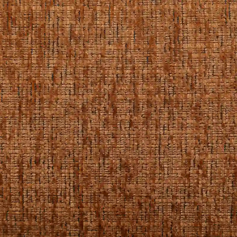 Poltrona girevole decorativa moderna marrone in ciniglia da 31.5