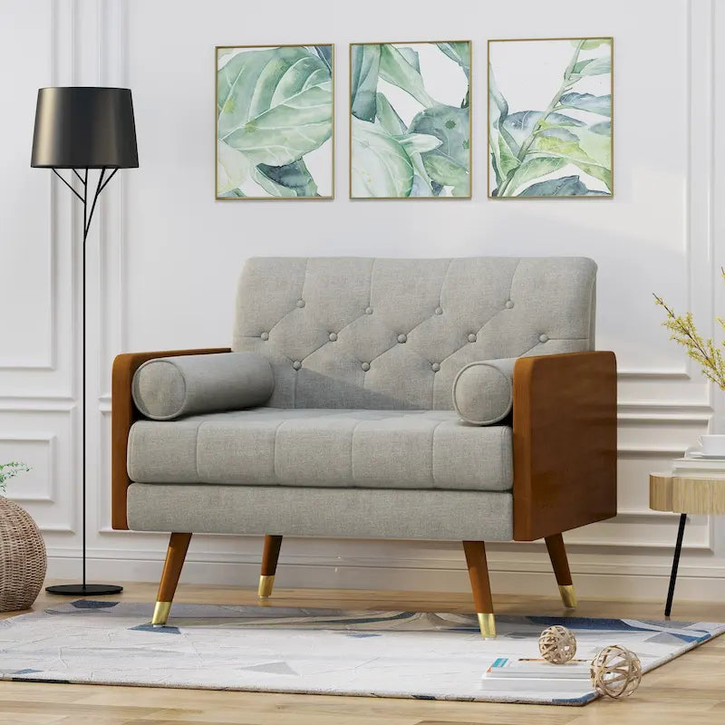 Poltrona comfort Goldline di metà secolo