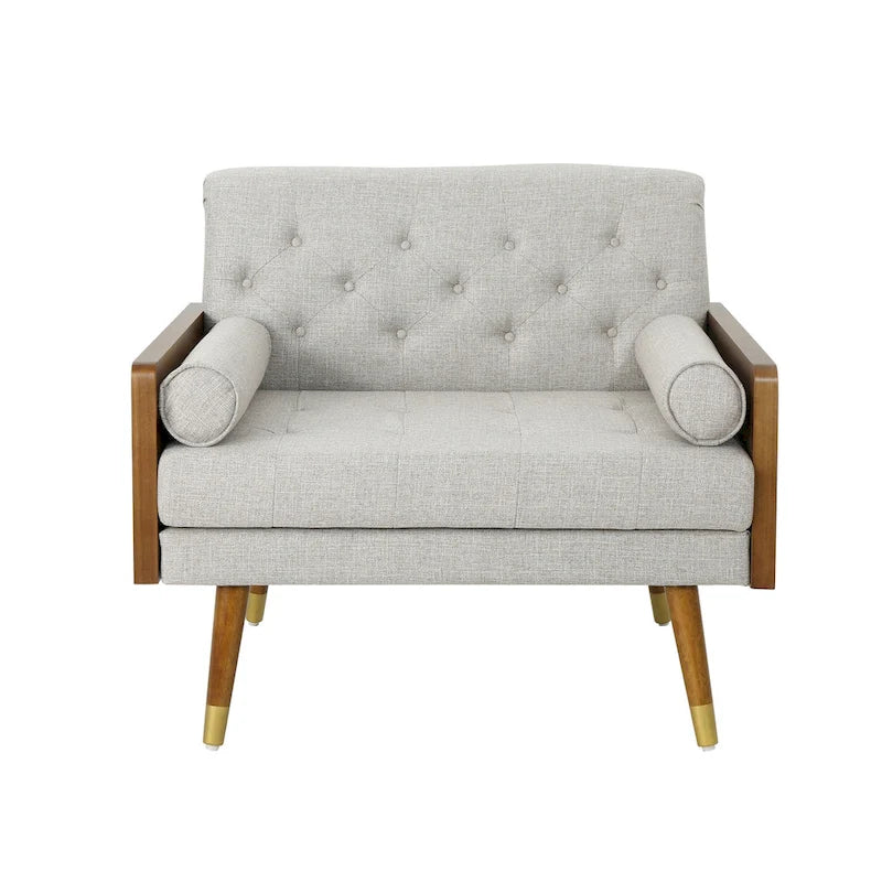 Poltrona comfort Goldline di metà secolo