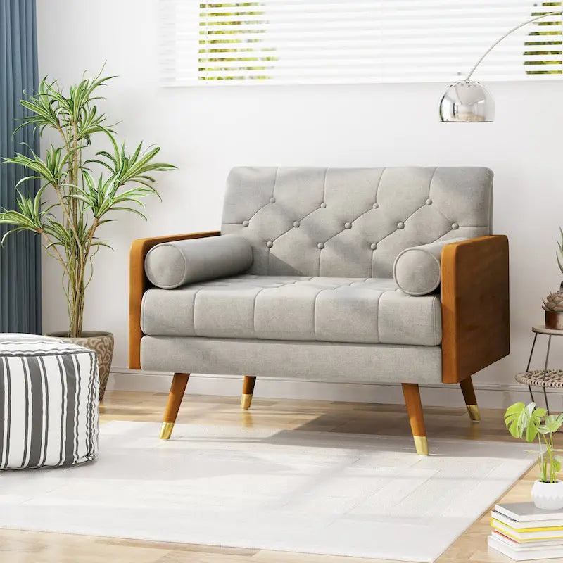 Poltrona comfort Goldline di metà secolo
