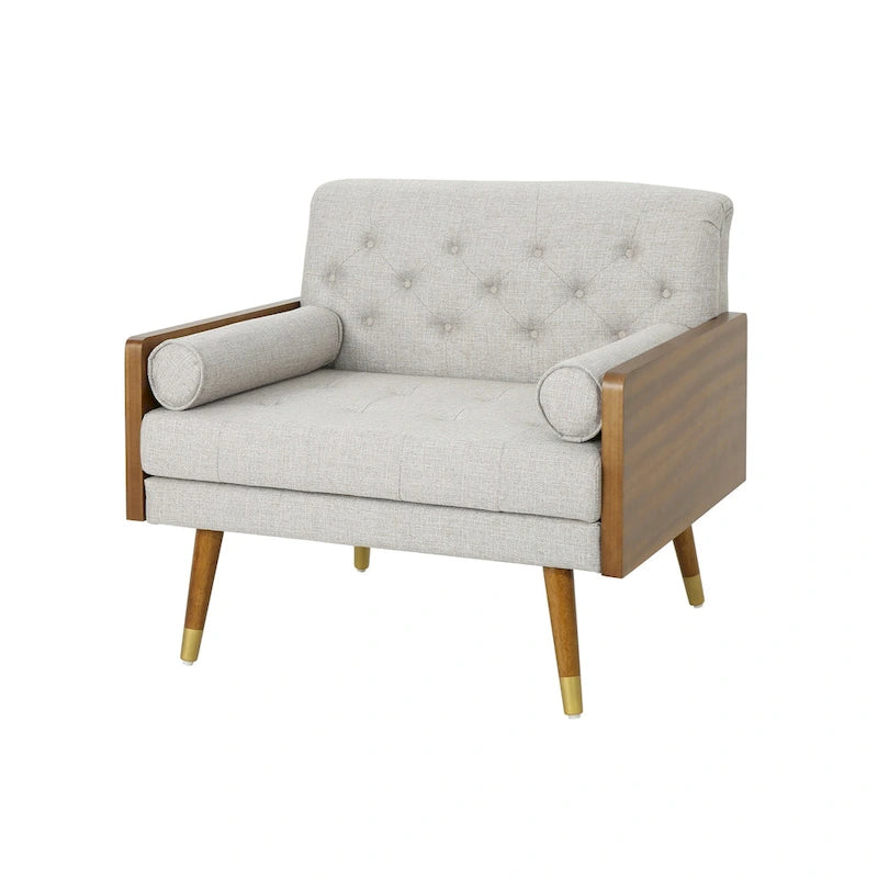 Poltrona comfort Goldline di metà secolo