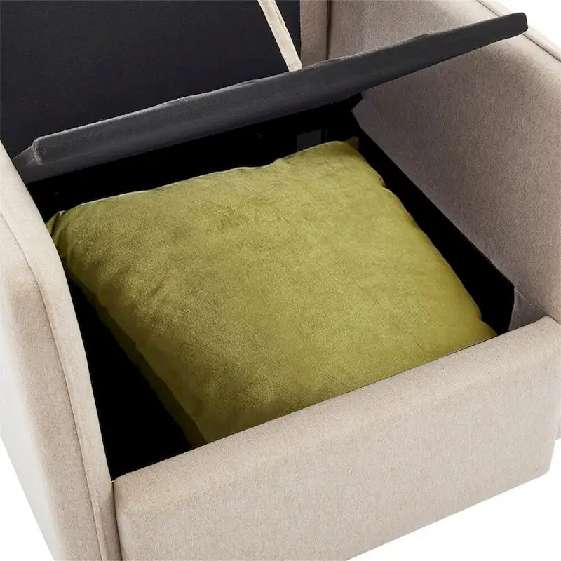 Swivel Accent Chair,Comfy Single Sofa Chair with Storage,Arm Chair