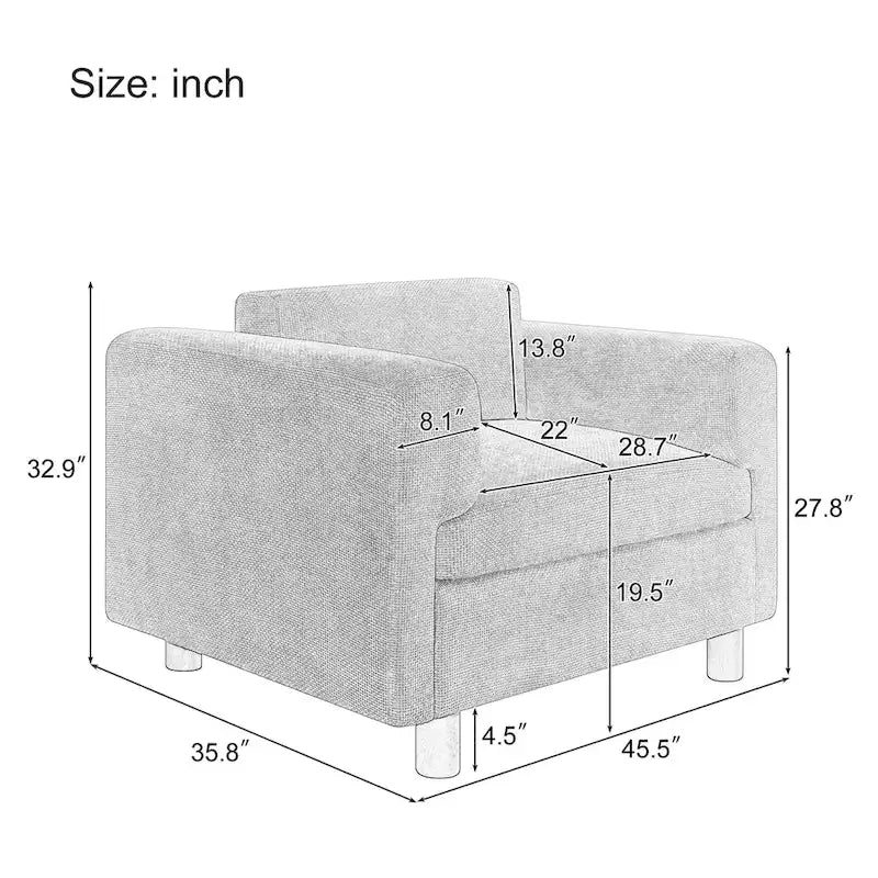 Poltrona moderna oversize comoda poltrona per camera da letto ufficio appartamento, tessuto in velluto intrecciato