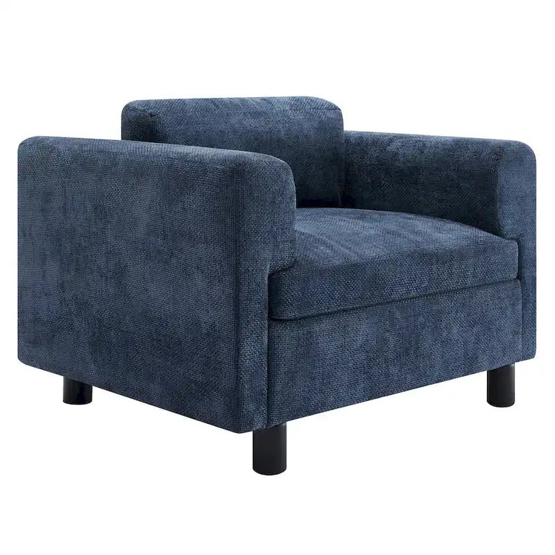 Poltrona moderna oversize comoda poltrona per camera da letto ufficio appartamento, tessuto in velluto intrecciato