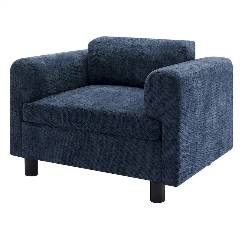 Poltrona moderna oversize comoda poltrona per camera da letto ufficio appartamento, tessuto in velluto intrecciato