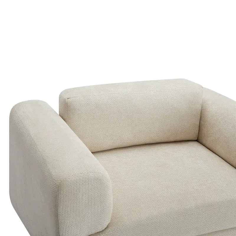Poltrona moderna oversize comoda poltrona per camera da letto ufficio appartamento, tessuto in velluto intrecciato