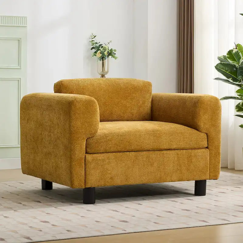 Poltrona moderna oversize comoda poltrona per camera da letto ufficio appartamento, tessuto in velluto intrecciato