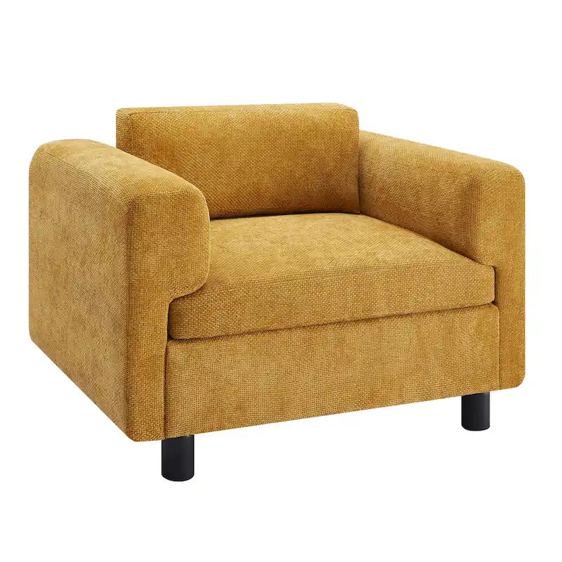 Poltrona moderna oversize comoda poltrona per camera da letto ufficio appartamento, tessuto in velluto intrecciato