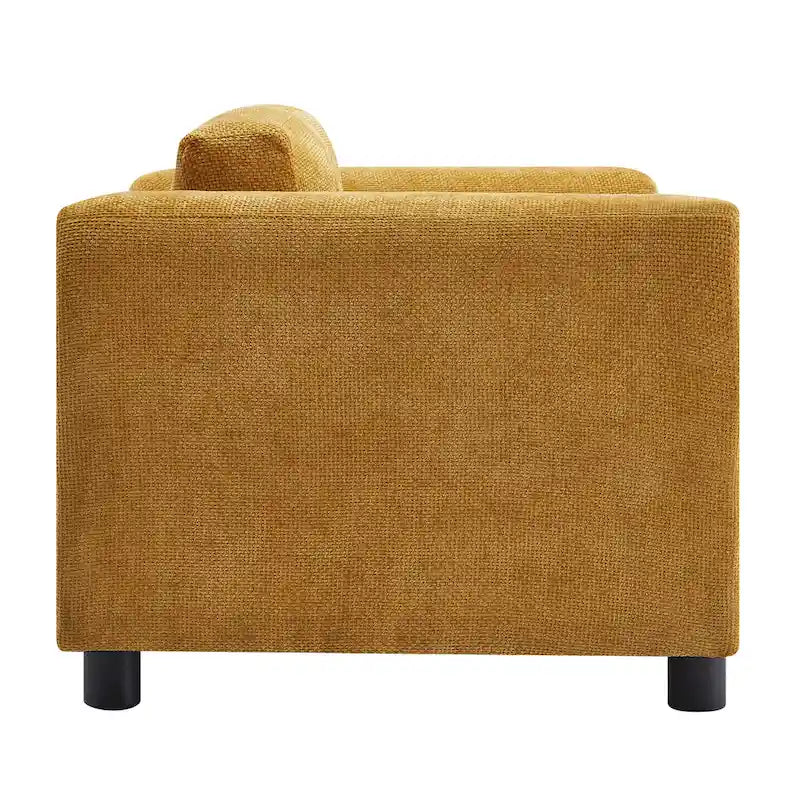 Poltrona moderna oversize comoda poltrona per camera da letto ufficio appartamento, tessuto in velluto intrecciato