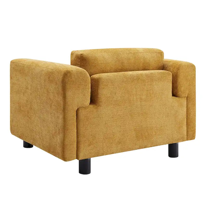 Poltrona moderna oversize comoda poltrona per camera da letto ufficio appartamento, tessuto in velluto intrecciato