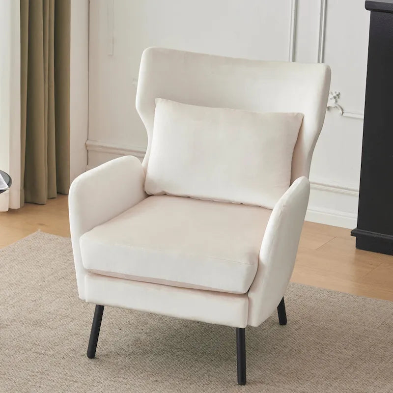 Poltroncina in Velluto 32 Wing Back