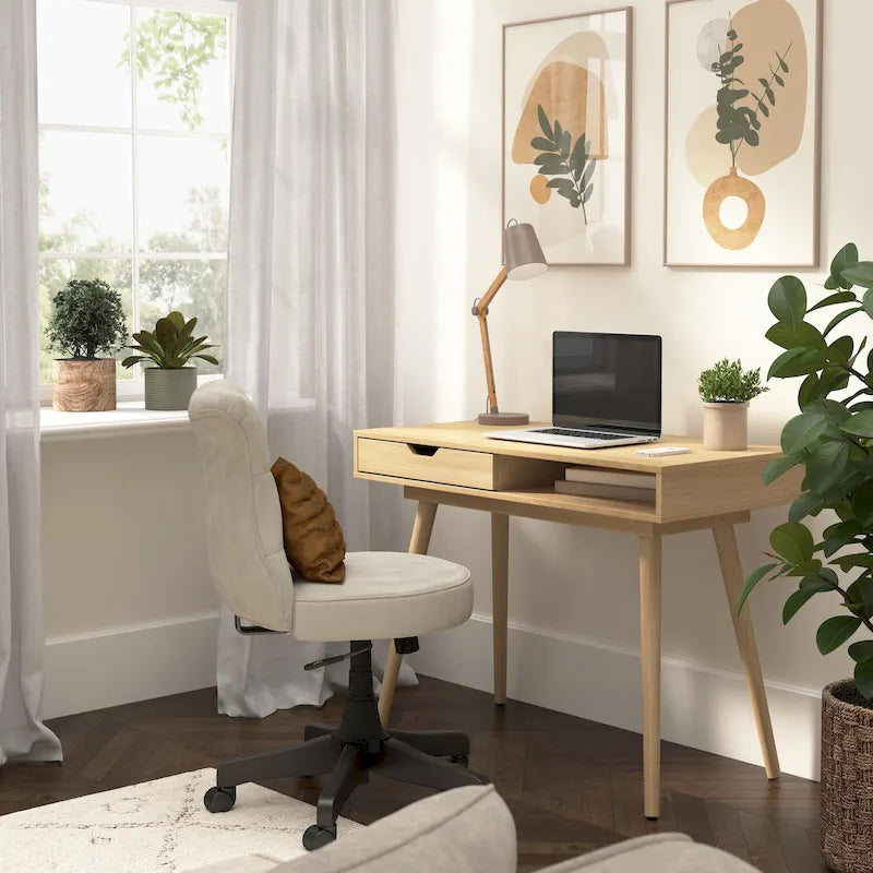 Scrivania per computer Bush Furniture Nora 40W con cassetti e ripiani