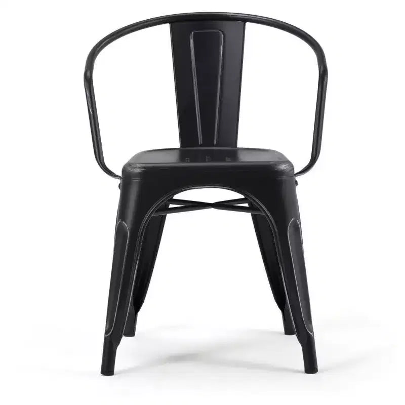 Set da pranzo WyndenHall Elisse Moreno 9 pezzi nero anticato/argento