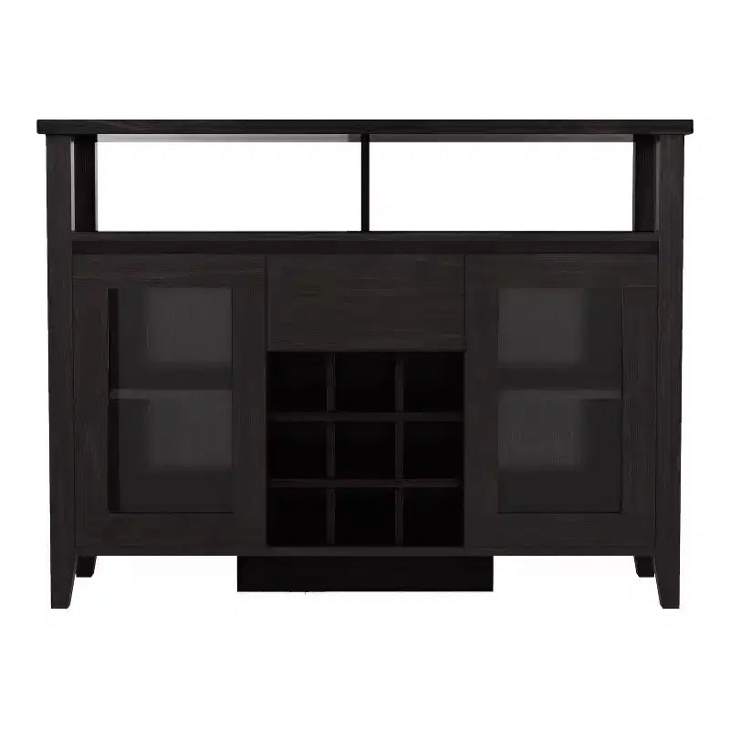 Farzon Transitional 9 Bottiglie Credenza Portabottiglie Espresso