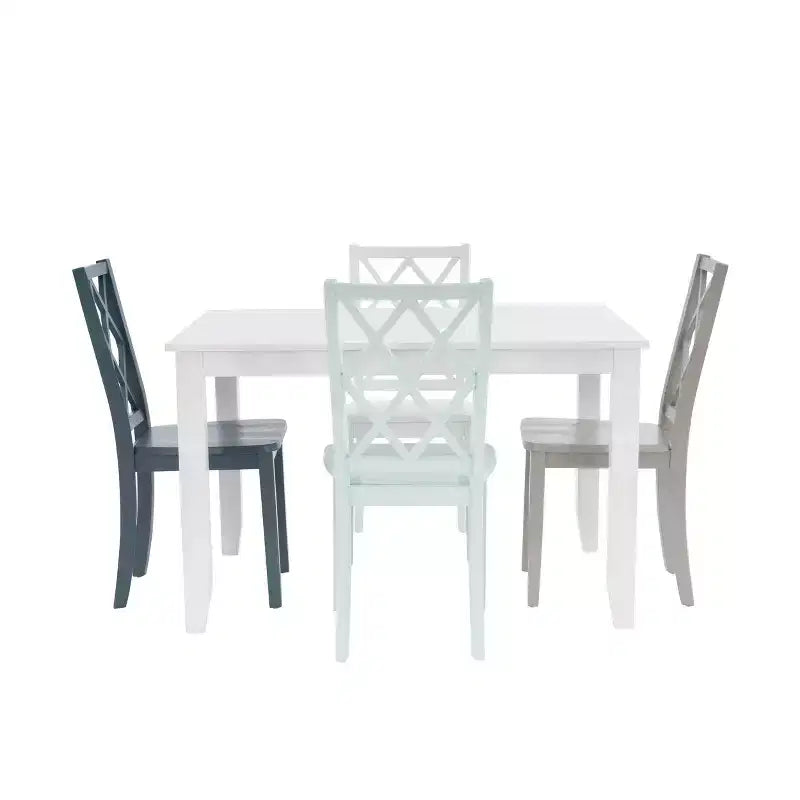Set da pranzo rettangolare altezza bancone 5 pezzi Shelby di Powell