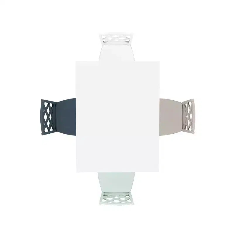 Set da pranzo rettangolare altezza bancone 5 pezzi Shelby di Powell