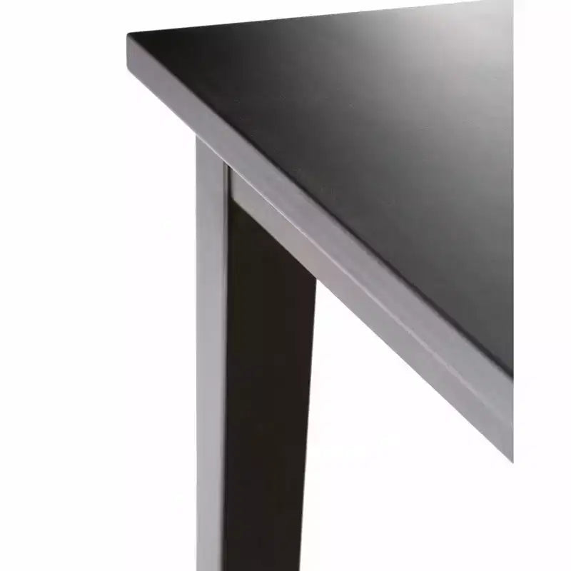 Set da pranzo Franklin 9 pz in legno massello marrone - WyndenHall: tavolo quadrato, 8 sedie Parson