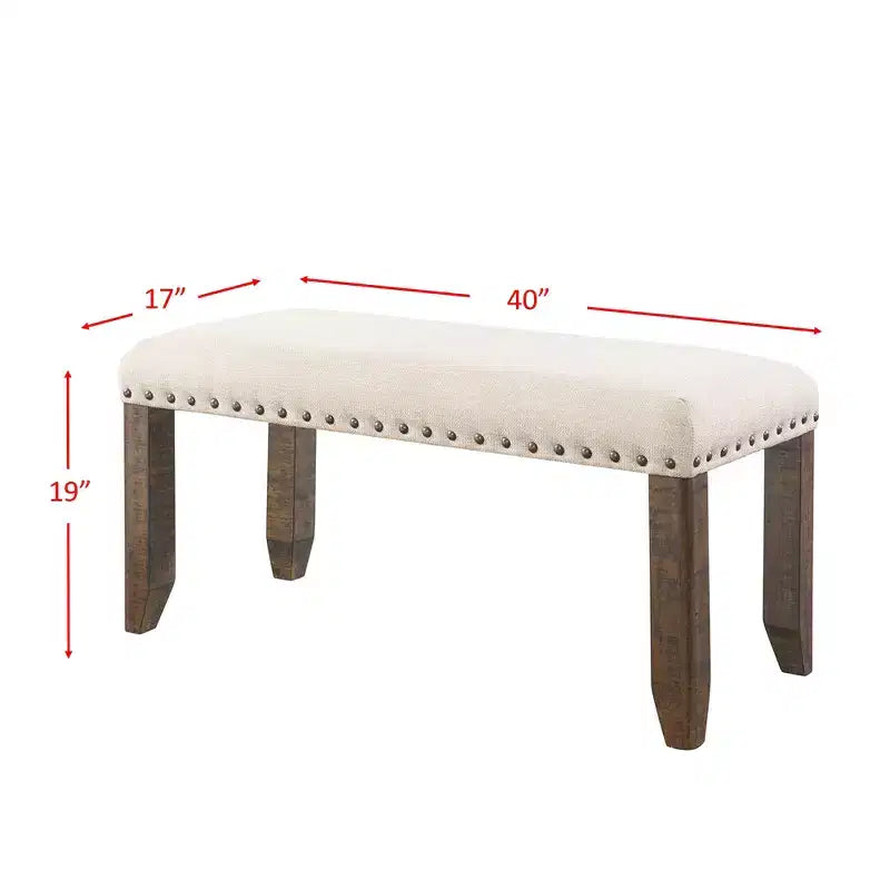 Set tavolo da pranzo allungabile Dex 6 pezzi: Finitura fumo, Dettagli a tenditore - Picket House Furnishings