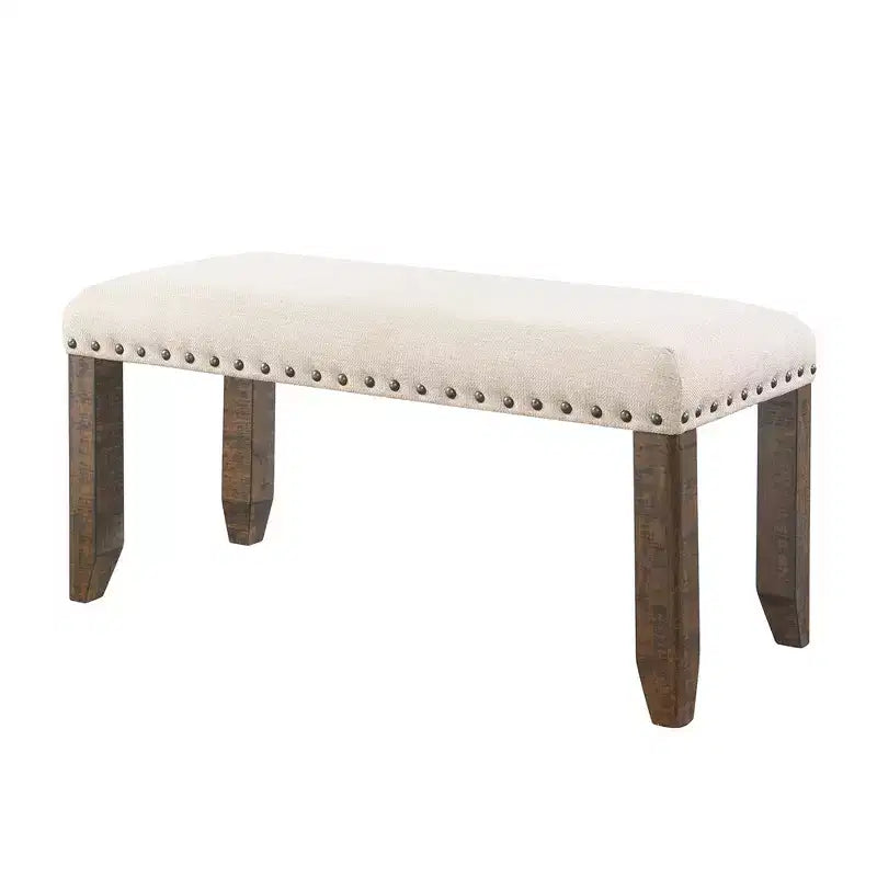 Set tavolo da pranzo allungabile Dex 6 pezzi: Finitura fumo, Dettagli a tenditore - Picket House Furnishings