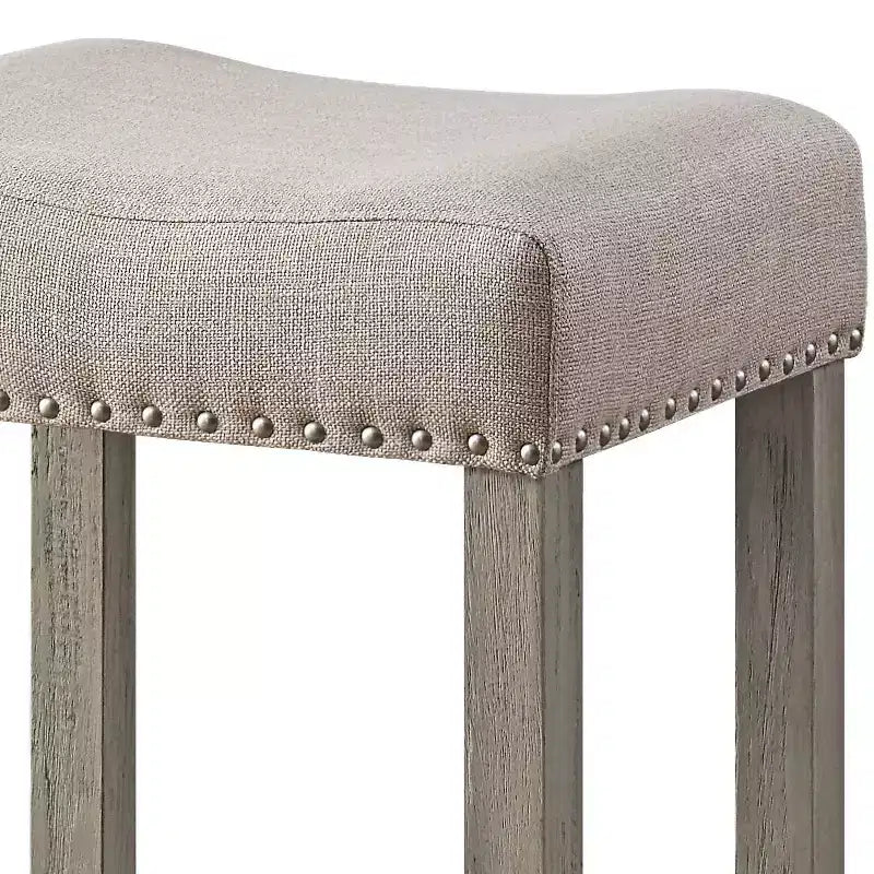 Set da pranzo Acme Furniture 76" Wandella con tavolo con ripiano in marmo, mobiletti e sgabelli con borchie