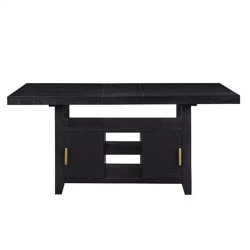 Set da pranzo alto Yves 6 pezzi con contenitore color carbone - Steve Silver Co.