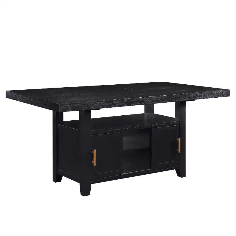 Set da pranzo alto Yves 6 pezzi con contenitore color carbone - Steve Silver Co.