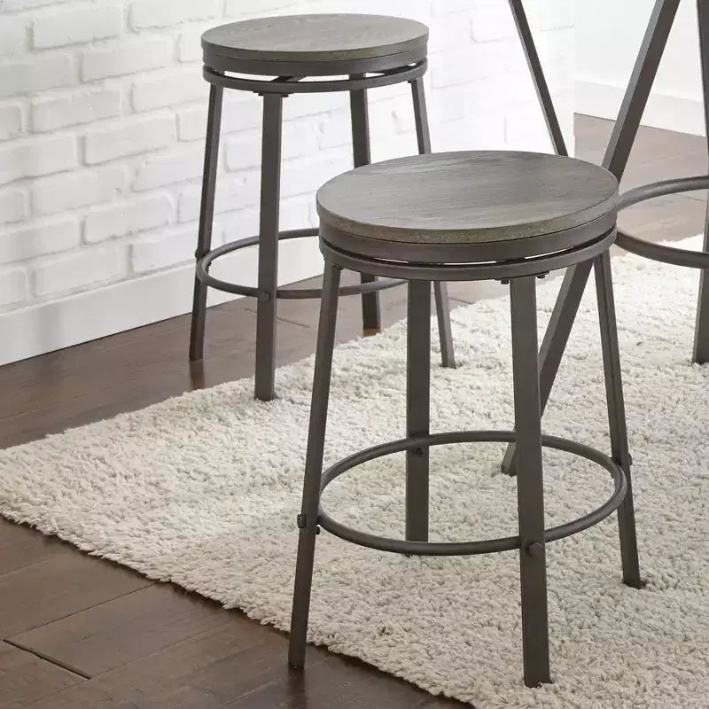 Set da pranzo 5 pezzi Portland altezza bancone grigio - Steve Silver Co.
