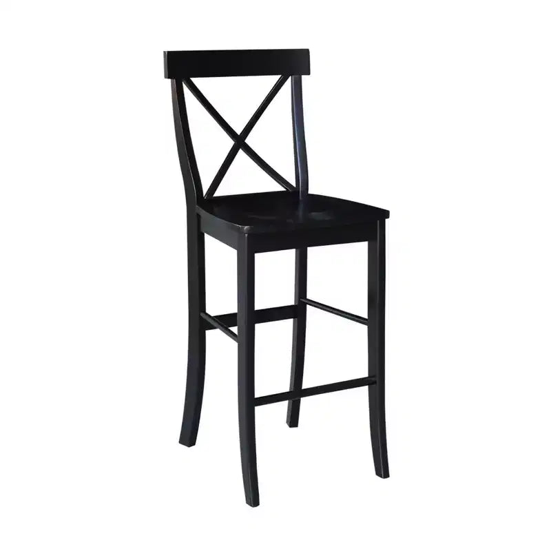 Tavolo da pranzo estensibile Draco con piano rotondo da 36", prolunga da 12", 4 sgabelli - International Concepts