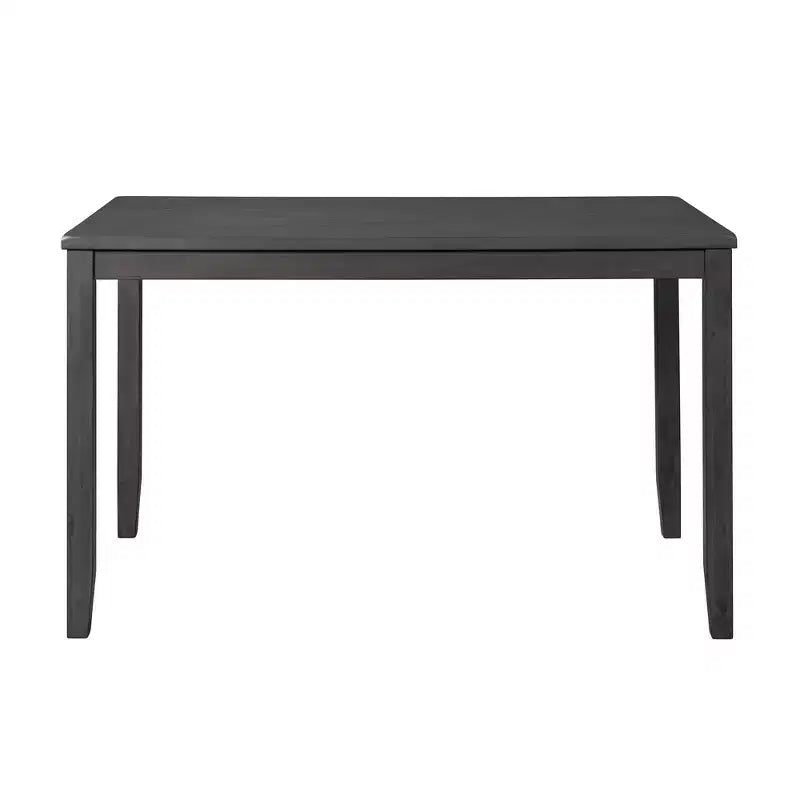 Set da pranzo Alexa 7 pezzi altezza bancone Picket House Furnishings marrone: sedie moderne imbottite, struttura in legno