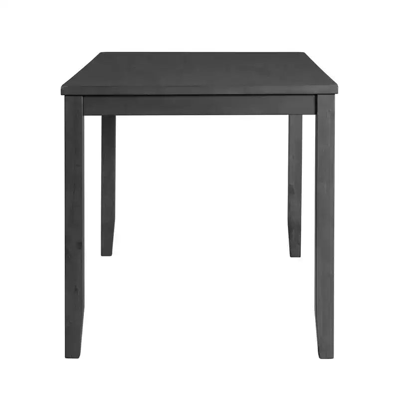 Set da pranzo Alexa 7 pezzi altezza bancone Picket House Furnishings marrone: sedie moderne imbottite, struttura in legno