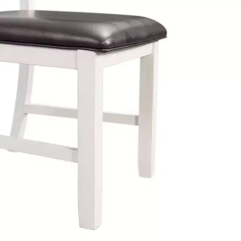 Set da pranzo 6 pz Kona Marrone - Picket House Furnishings: Sedie imbottite, Panca in legno, Tavolo rettangolare