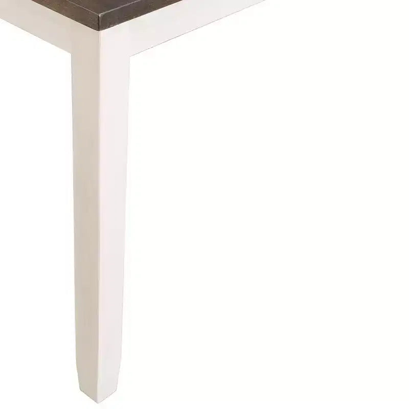Set da pranzo 6 pz Kona Marrone - Picket House Furnishings: Sedie imbottite, Panca in legno, Tavolo rettangolare