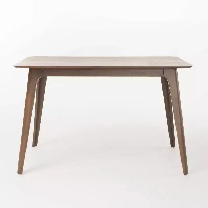 Set da pranzo rettangolare Lucious 5 pezzi grigio scuro/noce - Christopher Knight Home: stile scandinavo, 4 sedie imbottite