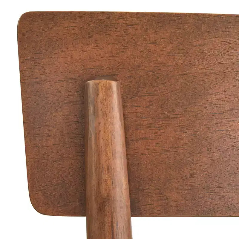 Lifestorey Set da Pranzo Rettangolare Moderno di Metà Secolo Newington da 5 Pezzi Noce/Moka