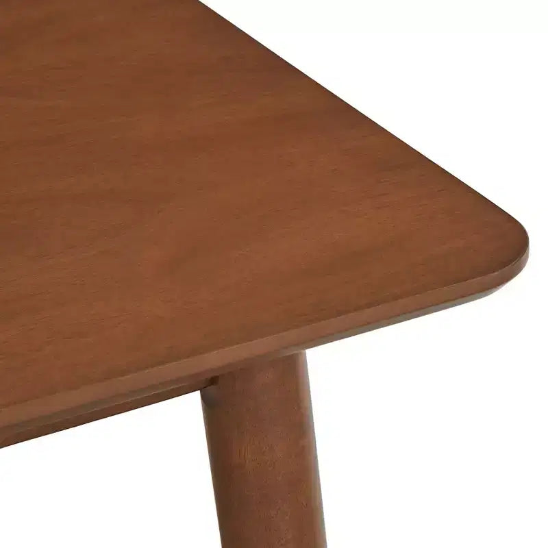 Lifestorey Set da Pranzo Rettangolare Moderno di Metà Secolo Newington da 5 Pezzi Noce/Moka
