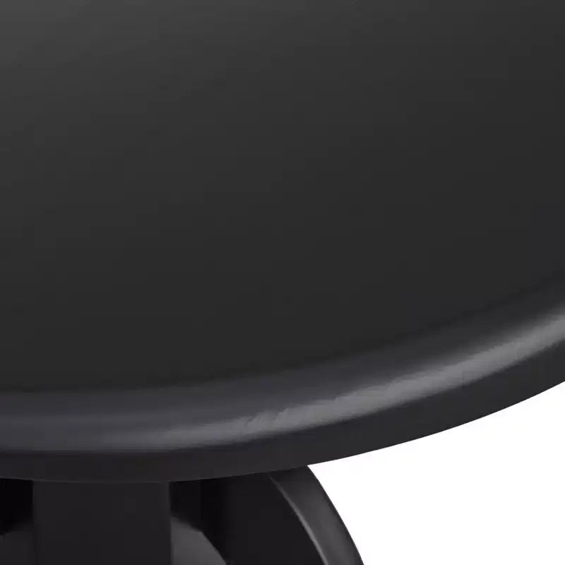 Buylateral set da pranzo Thorton Farmhouse nero rotondo da 40" 3 pezzi