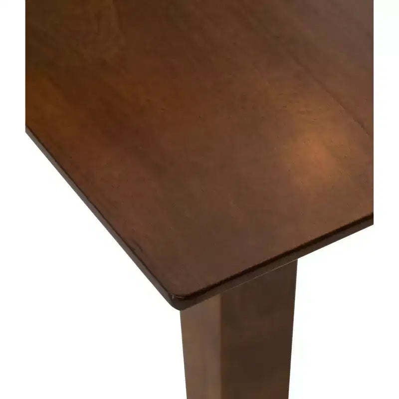 Set da pranzo Clara 5 pezzi con sedie e panca con seduta in corda marrone - Powell