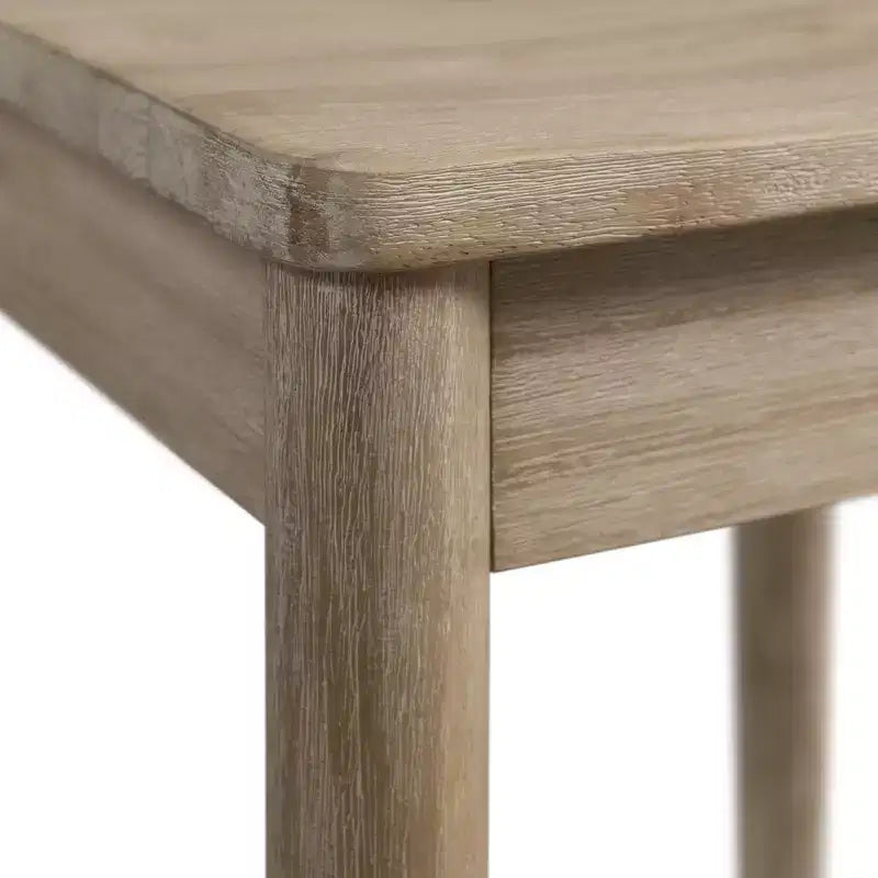 Set da pranzo 5 pezzi rotondo Keaton altezza standard con 4 sedie Beach - Picket House Furnishings: design rustico con piedistallo