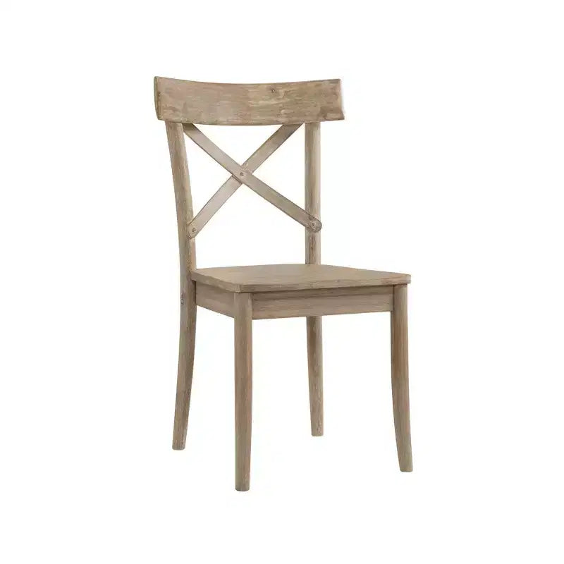 Set da pranzo 5 pezzi rotondo Keaton altezza standard con 4 sedie Beach - Picket House Furnishings: design rustico con piedistallo