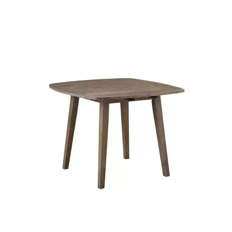 Set da pranzo 5 pezzi Boulder Barnwood Wire Brush - Boraam: Costruzione in legno di gomma, stile rustico, 4 posti a sedere