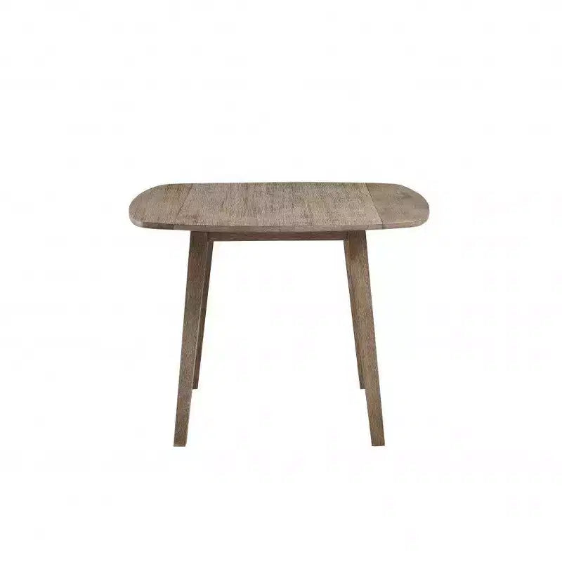 Set da pranzo 5 pezzi Boulder Barnwood Wire Brush - Boraam: Costruzione in legno di gomma, stile rustico, 4 posti a sedere