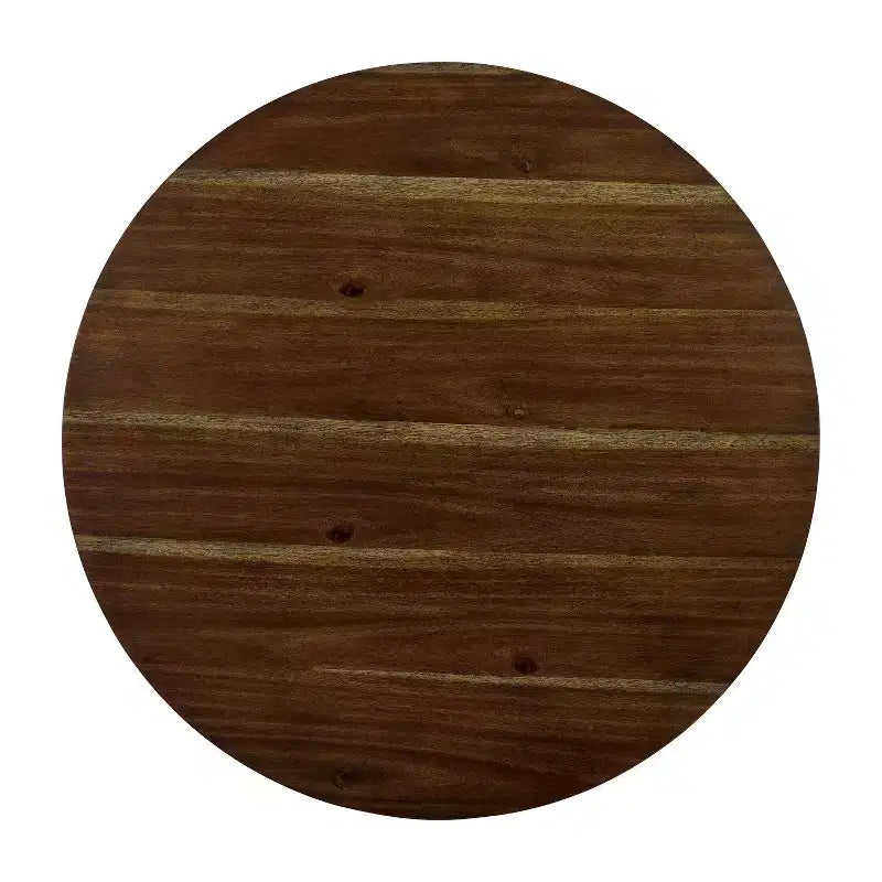 Tavolo da pranzo rotondo imbottito Hedgecrow 5 pz, marrone scuro - HOMES: Inside + Out