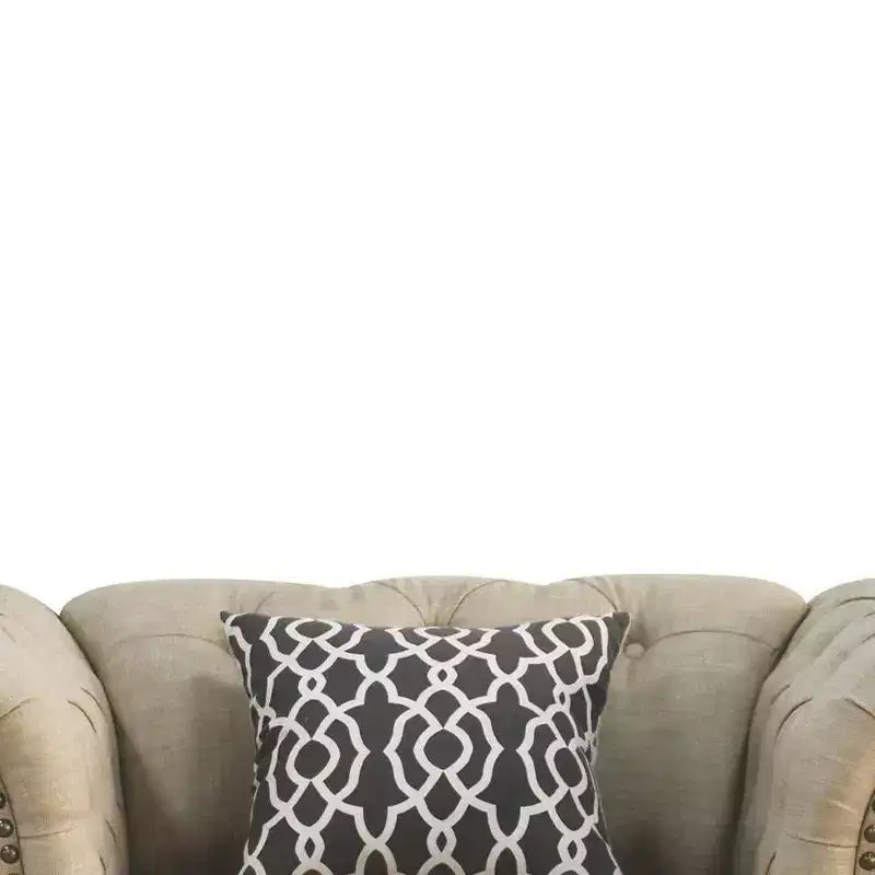 Aurelia Accent Chairs Beige Linen