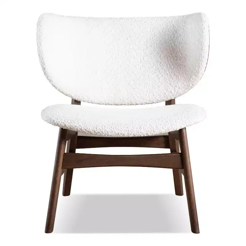 HOMES: Inside + Out 2pc River Run Mid-Century Modern Accent Table Set with Chair Walnut
